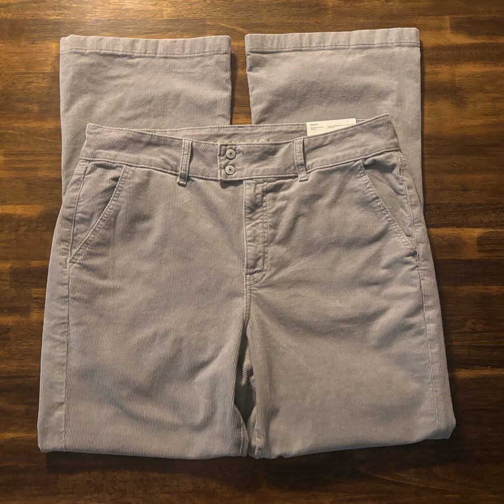 American Eagle Women's 18 36 x 32 Kick Boot Corduroy High Rise Stretch - Picture 3 of 11